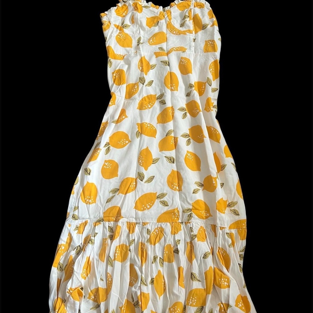 Beautiful Melloday Lemon Print Dress